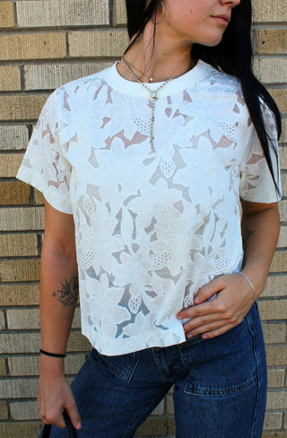 Lainey Lace Floral Top