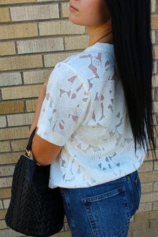Lainey Lace Floral Top