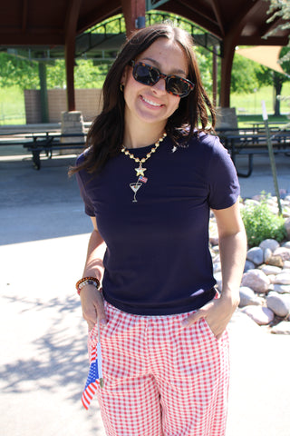Americana Martini Baby Tee