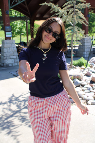 Americana Martini Baby Tee