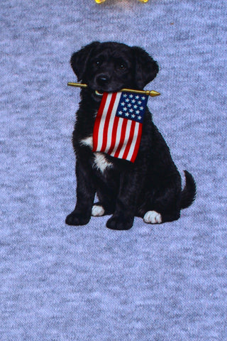 The Zoey Crewneck Flag Sweatshirt
