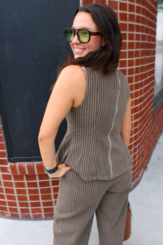 Darcy Peplum Top