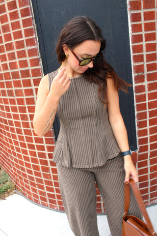 Darcy Peplum Top