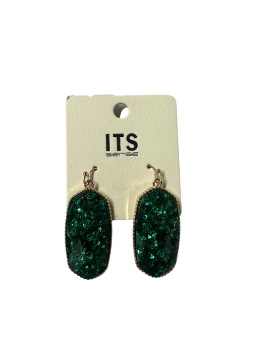 Green Sequin Dangle