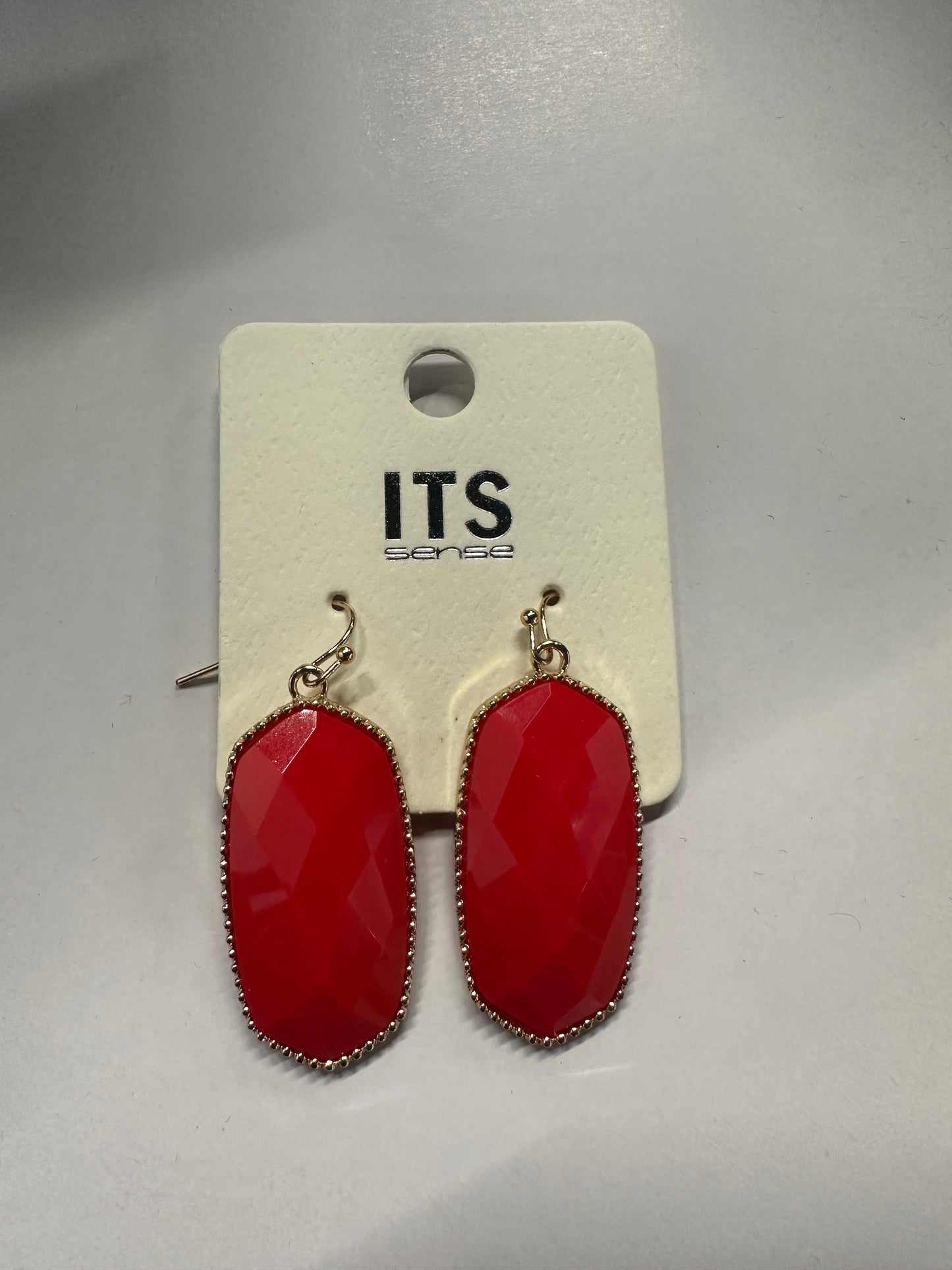 Red Octo Earring