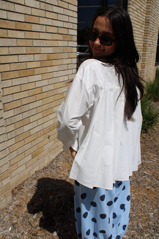 Pleat Perfection Button Down