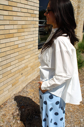 Pleat Perfection Button Down