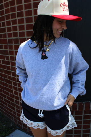 The Zoey Crewneck Flag Sweatshirt