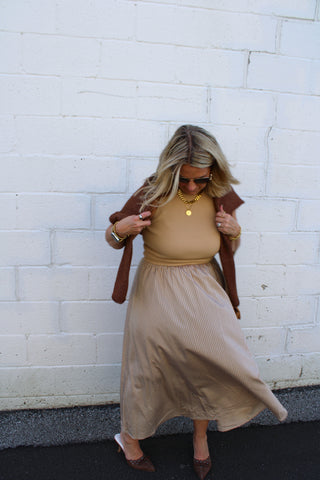 Harlow Mixed Media Dress