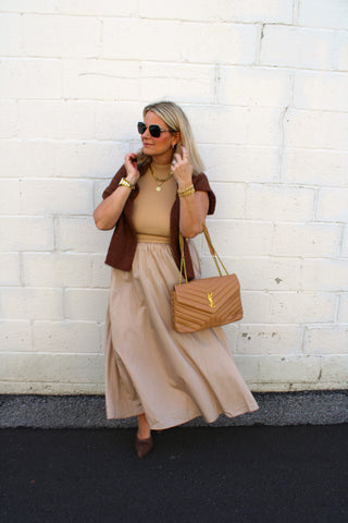 Harlow Mixed Media Dress
