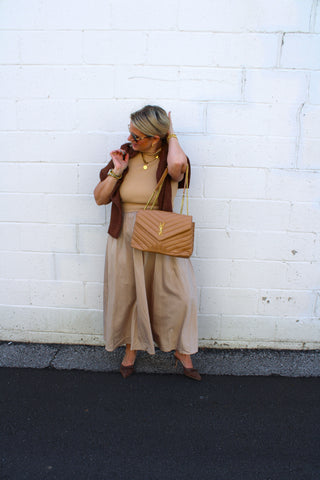 Harlow Mixed Media Dress
