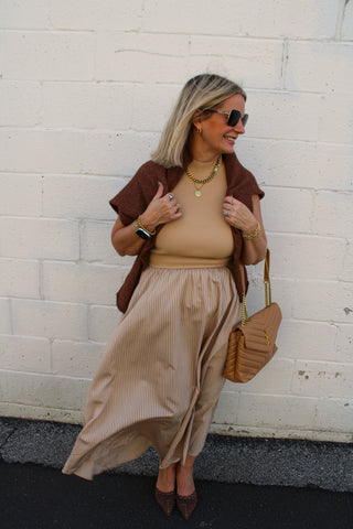 Harlow Mixed Media Dress