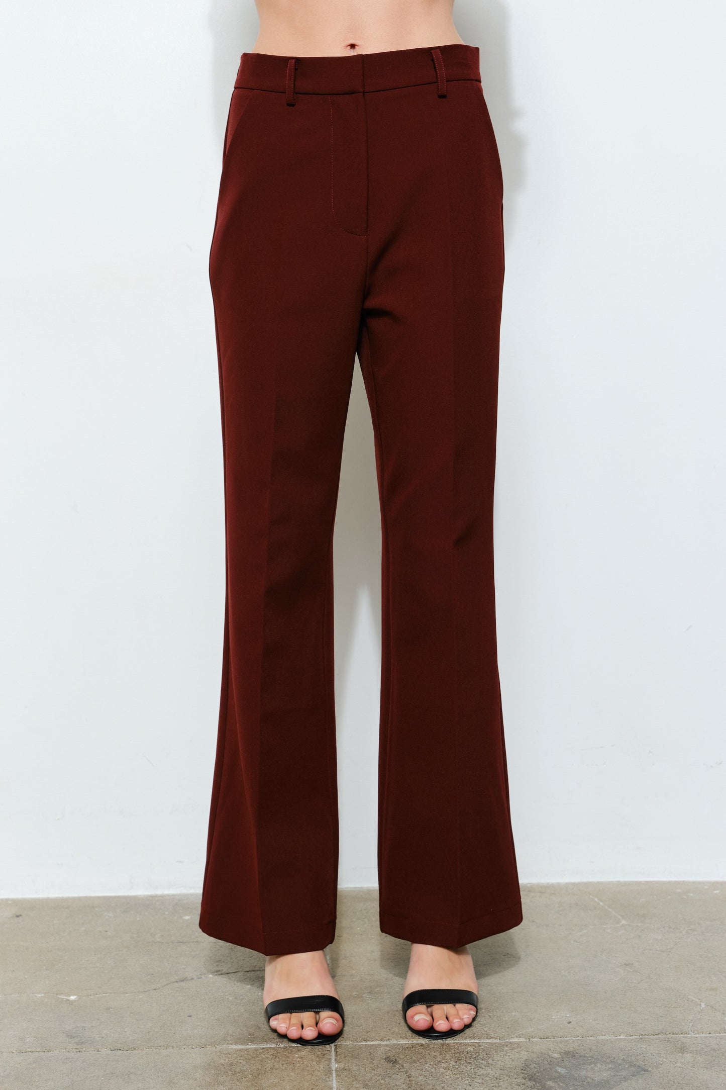Finny High-waisted Flared Tailored Pants
