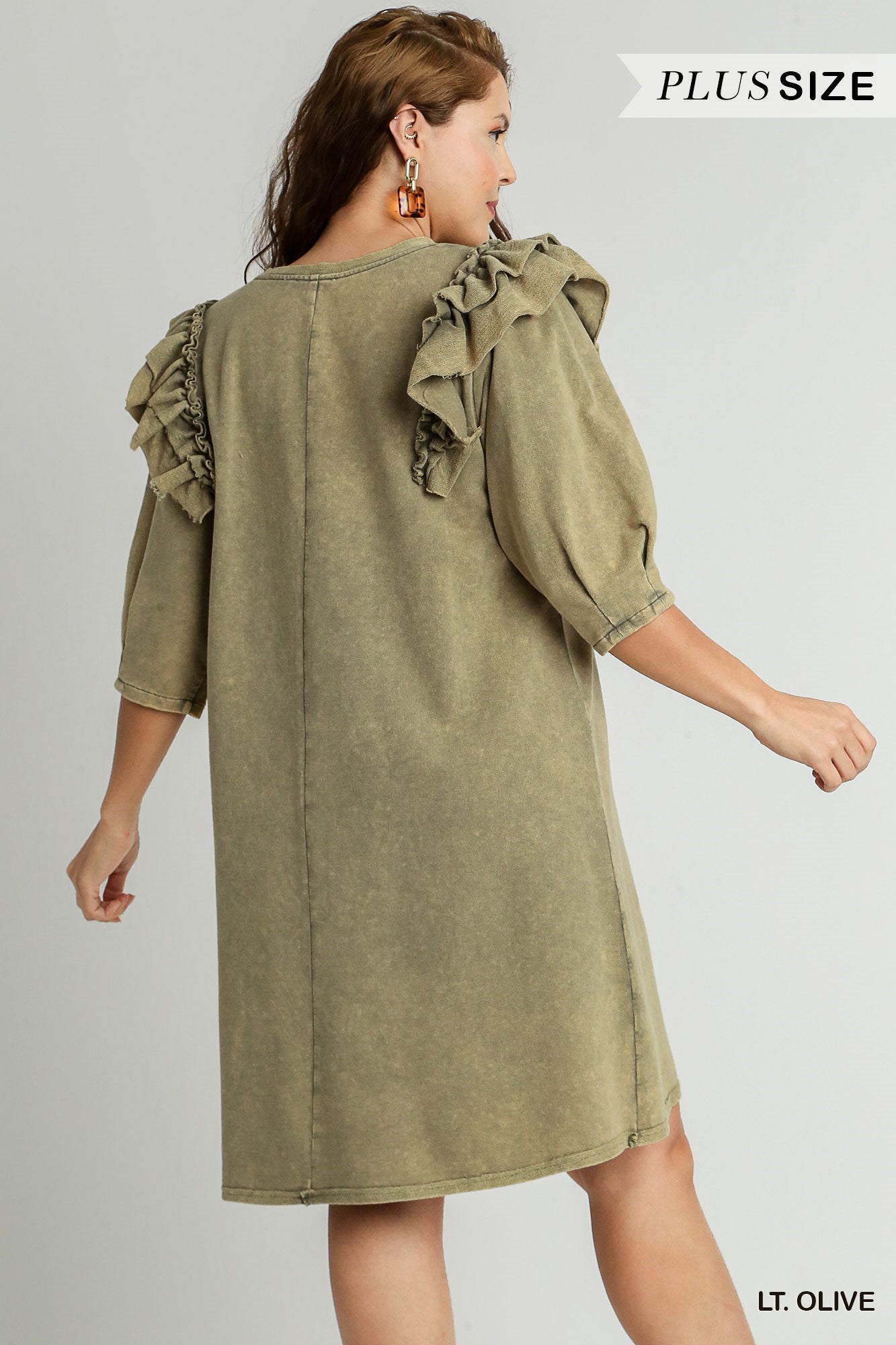 Mineral Wash French Terry Dress