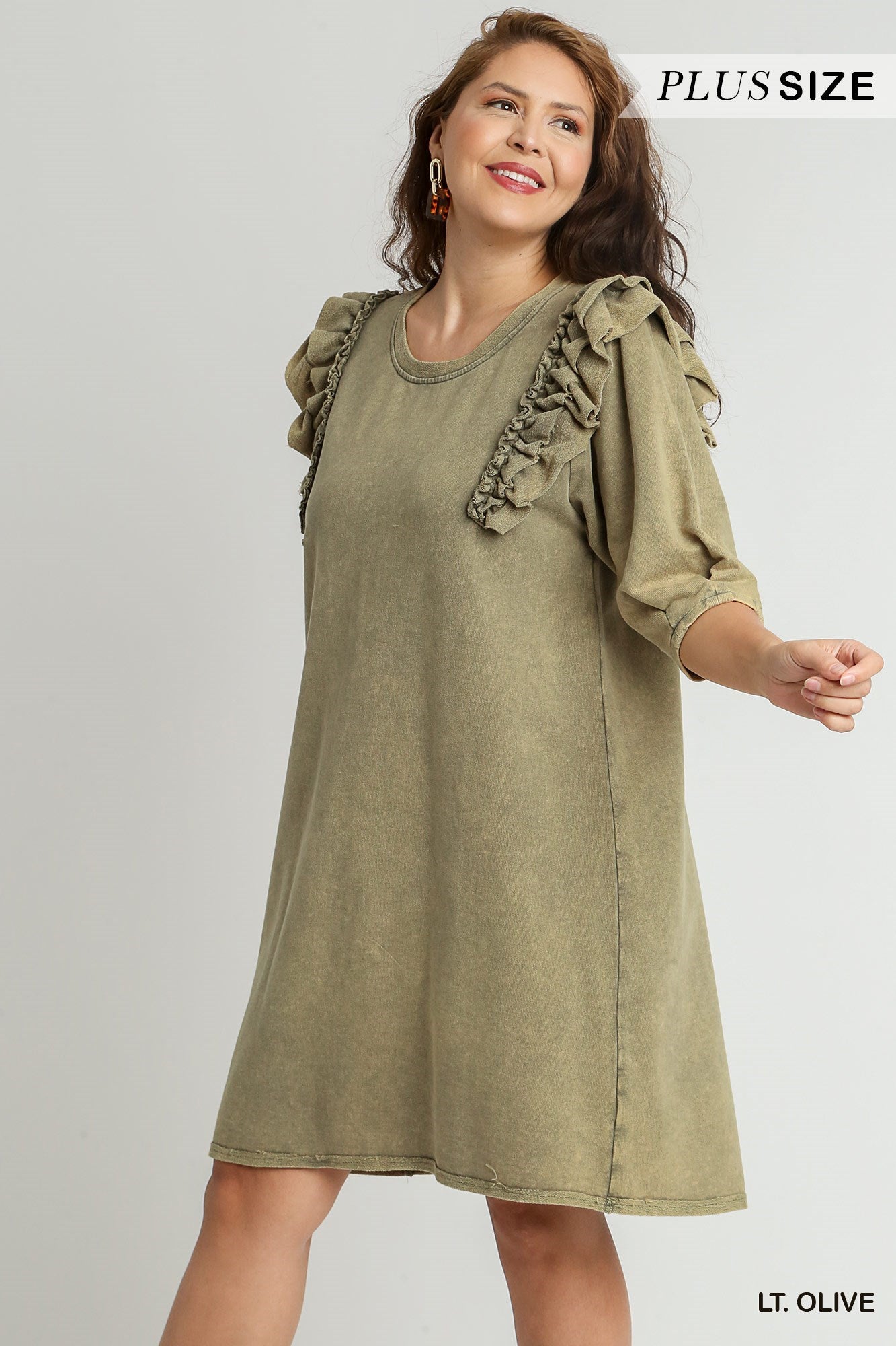 Mineral Wash French Terry Dress