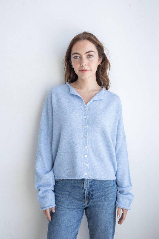 PRE-ORDER* Abby Rose Sky Blue Piper Cardigan *SHIPS 6/4/25
