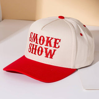 SMOKE SHOW Embroidered Baseball Cap