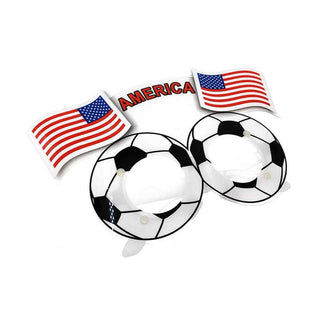 World Cup American USA Soccer Novelty Party Glasses