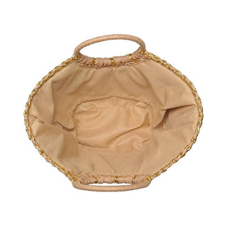 Carmen Straw Summer Beach Top Handle Tote