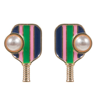 Pickleball Pearl Earrings