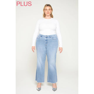 Curvy Lolas Super Soft Wide Leg Mica Jeans