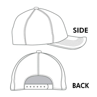 Embroidered Checkered USA Hat