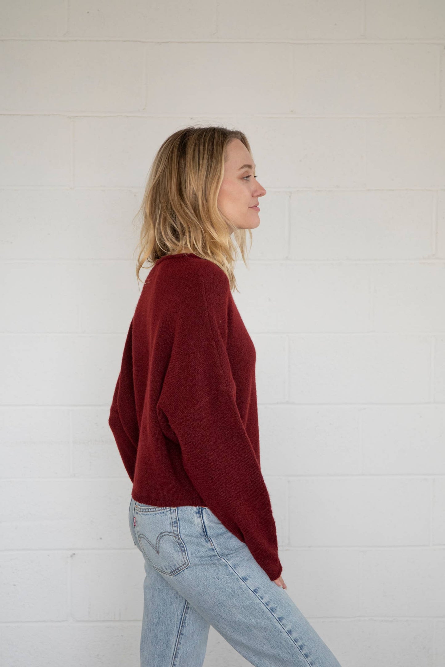 Abby Rose Wine Piper Cardigan *Pre order Ships 10/30
