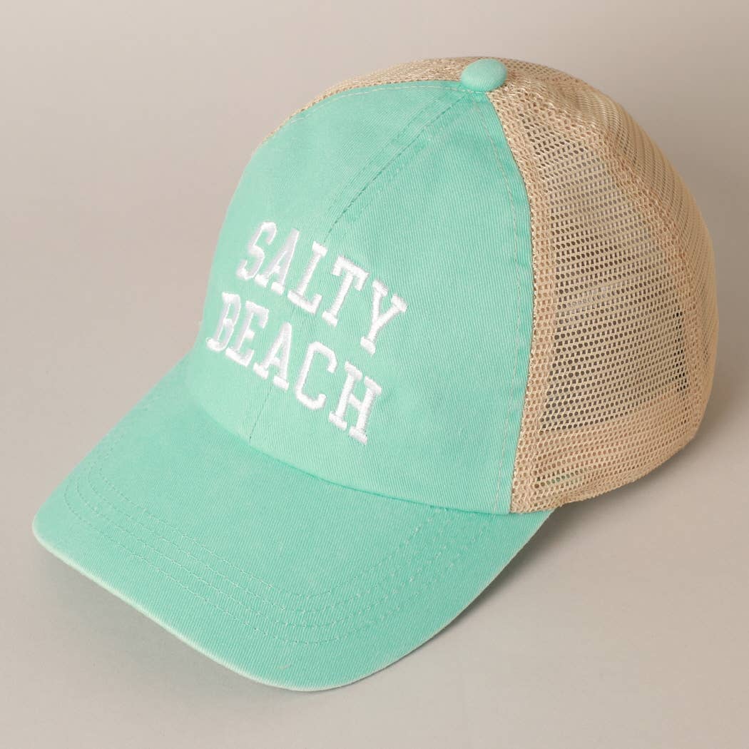 Salty Beach Baseball Cap