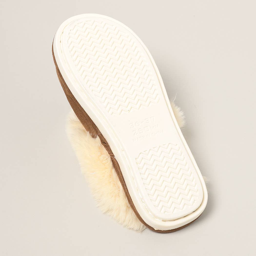 Faux Fur Lined Slippers