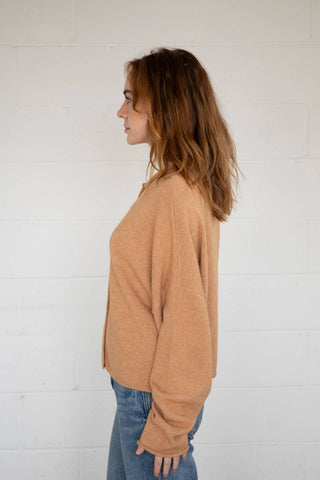 Abby Rose Camel Piper Cardigan