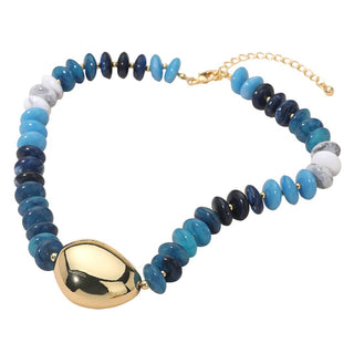 Alia Chunky Beaded Statement Necklace