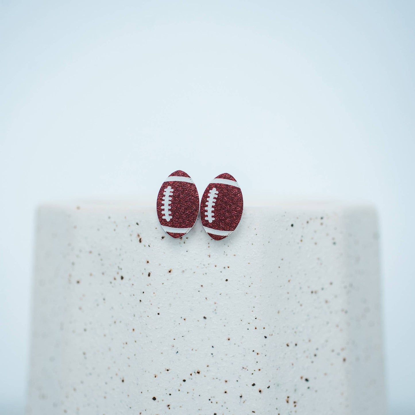 Football Stud Earrings