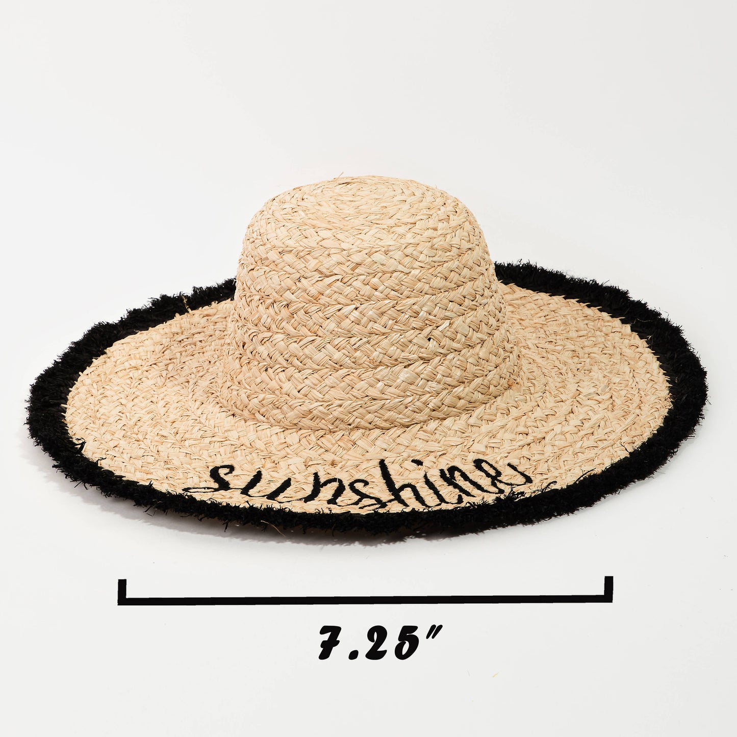 Sunshine Text Straw Hat