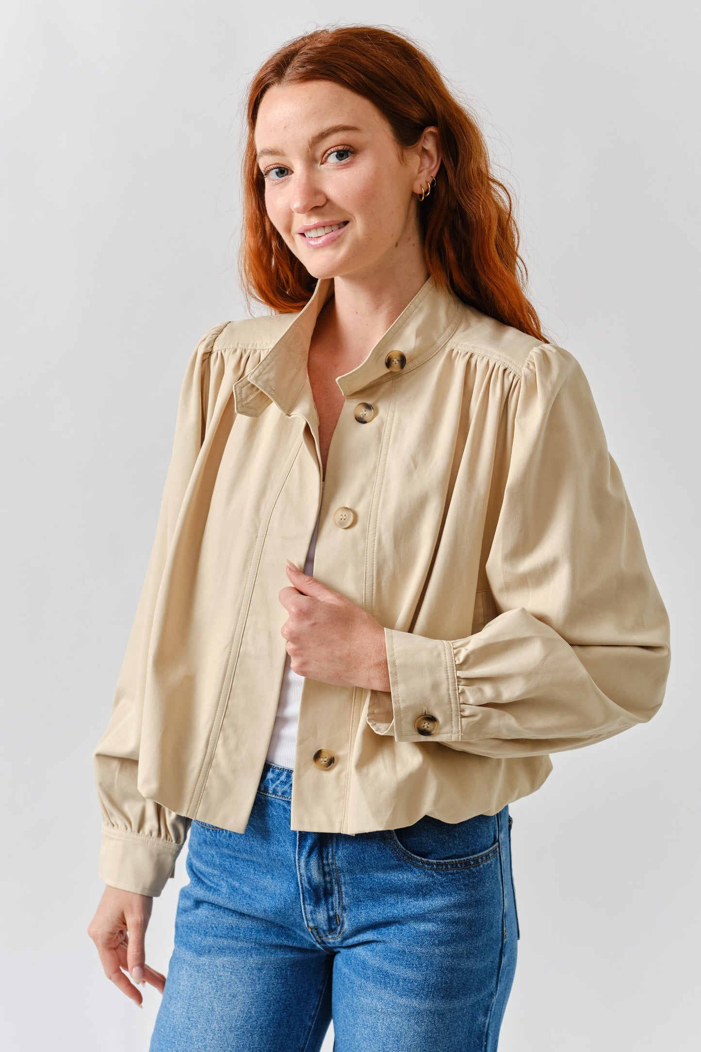 Beren Balloon Trench Jacket
