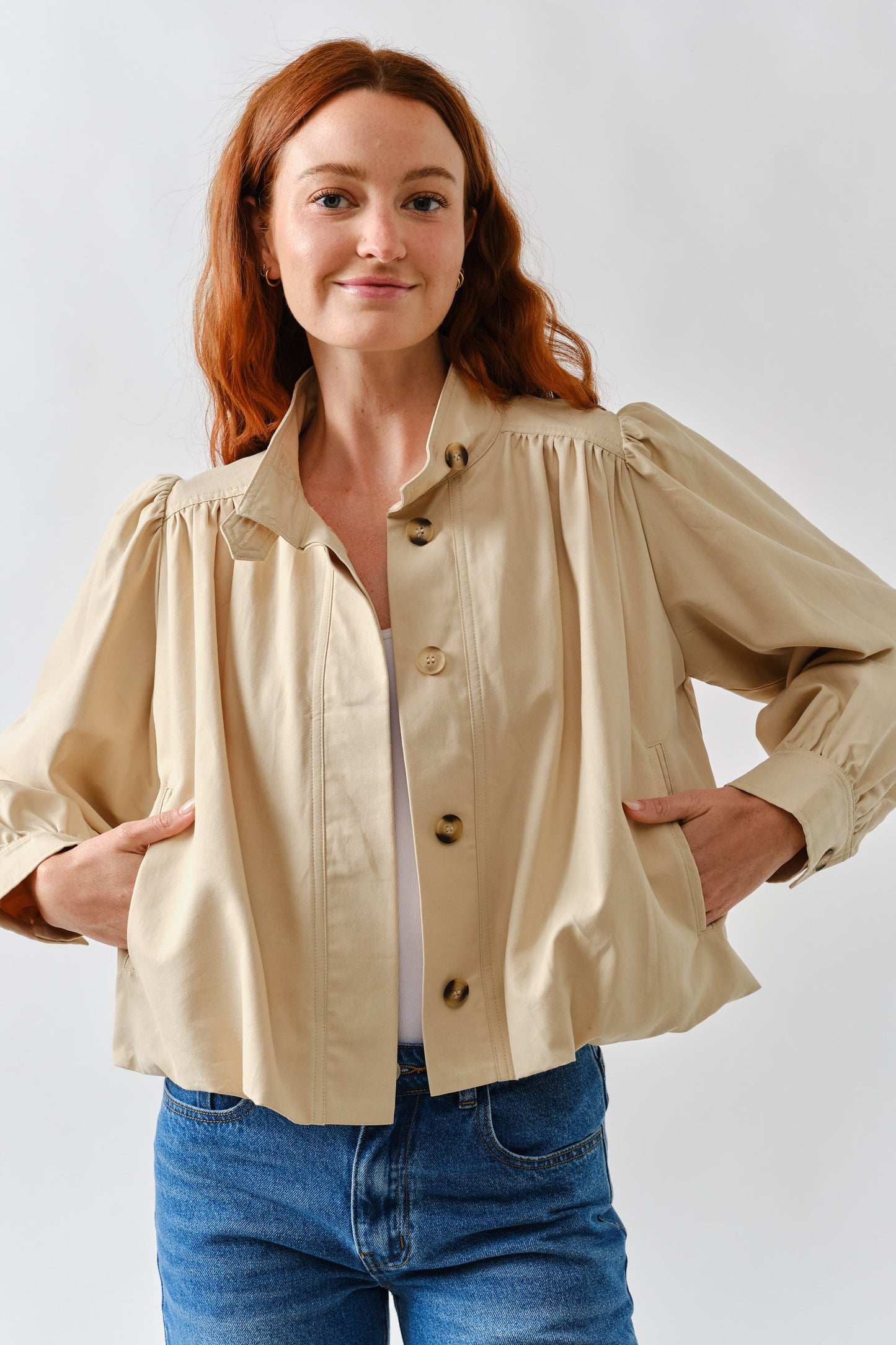 Beren Balloon Trench Jacket