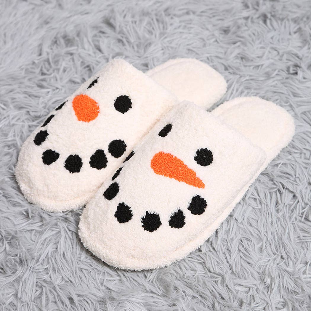 Luxury Snowman Slippers