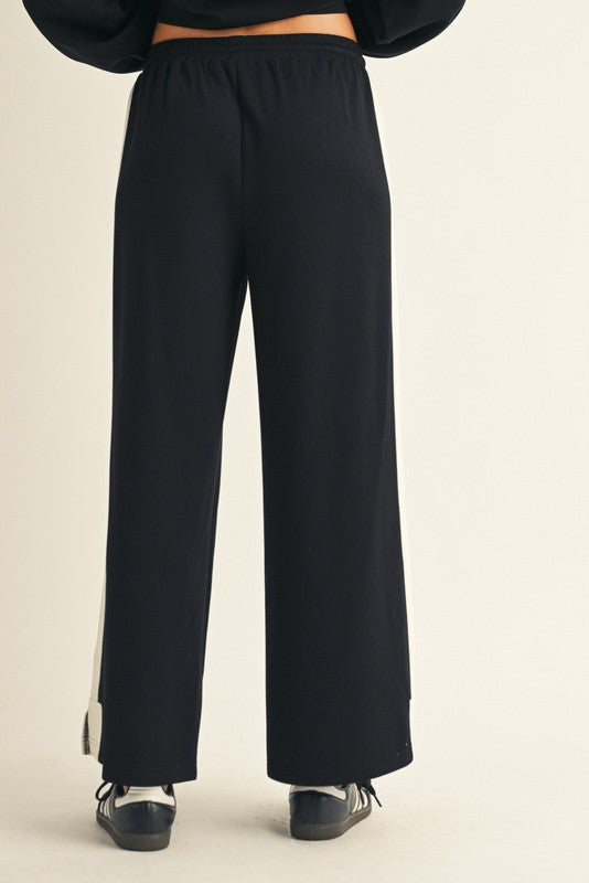 Drake Drawstring Wide Leg Sweatpants