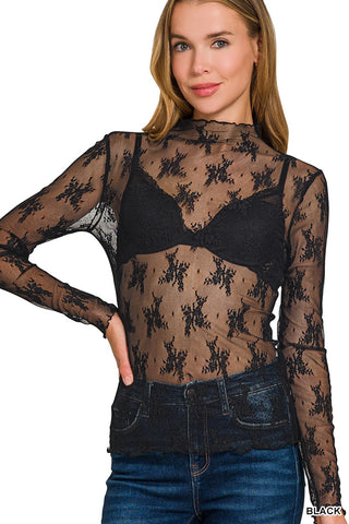 Lucy Lace Layering Top