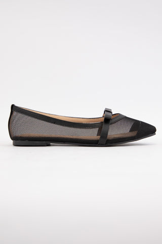 Florence Mesh Upper With A Bow Flat