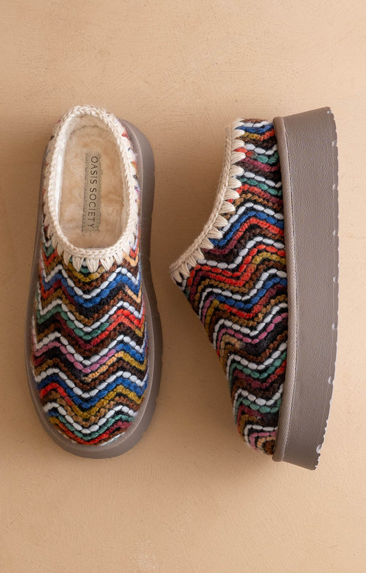 The Brandi - Platform Cozy Mule Slippers