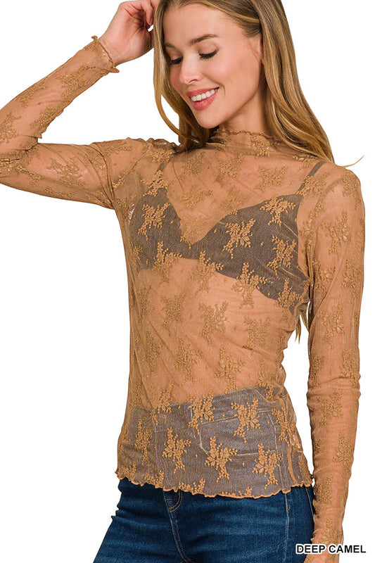 Lucy Lace Layering Top