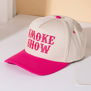 SMOKE SHOW Embroidered Baseball Cap