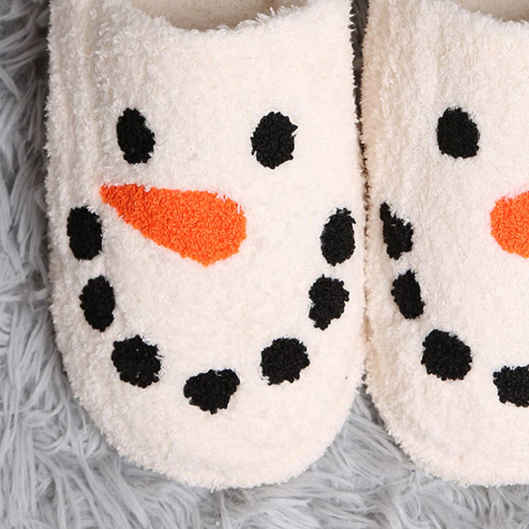 Luxury Snowman Slippers