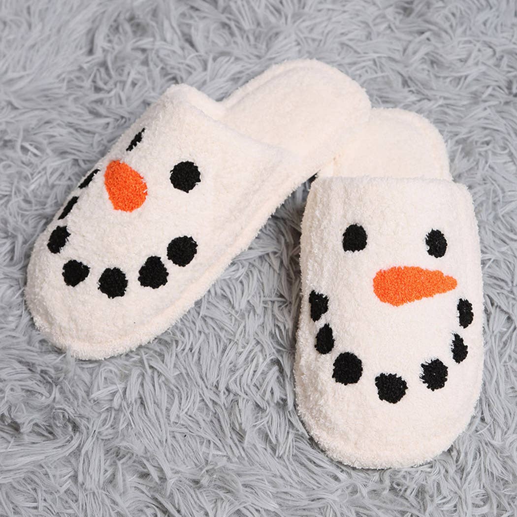 Luxury Snowman Slippers