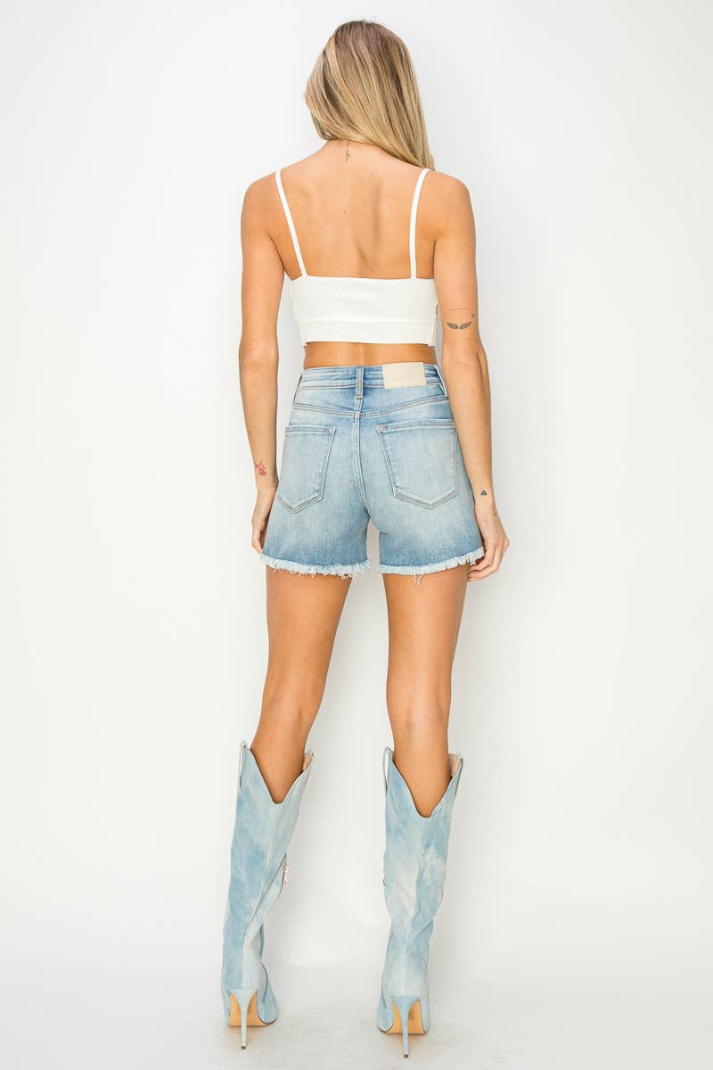 Regina High Rise Midi Shorts