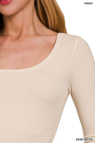 Margo Ribbed Long Sleeve