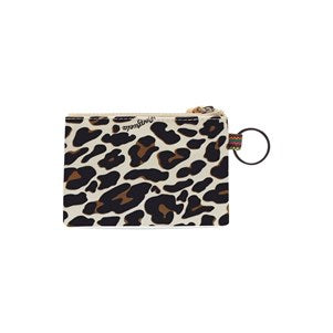 Mona Brown Leopard Pouch