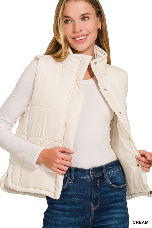 Savanna Sleeveless Quilted Vest