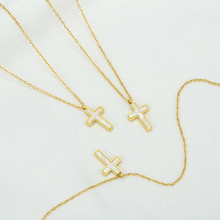 Gold Cross Necklace