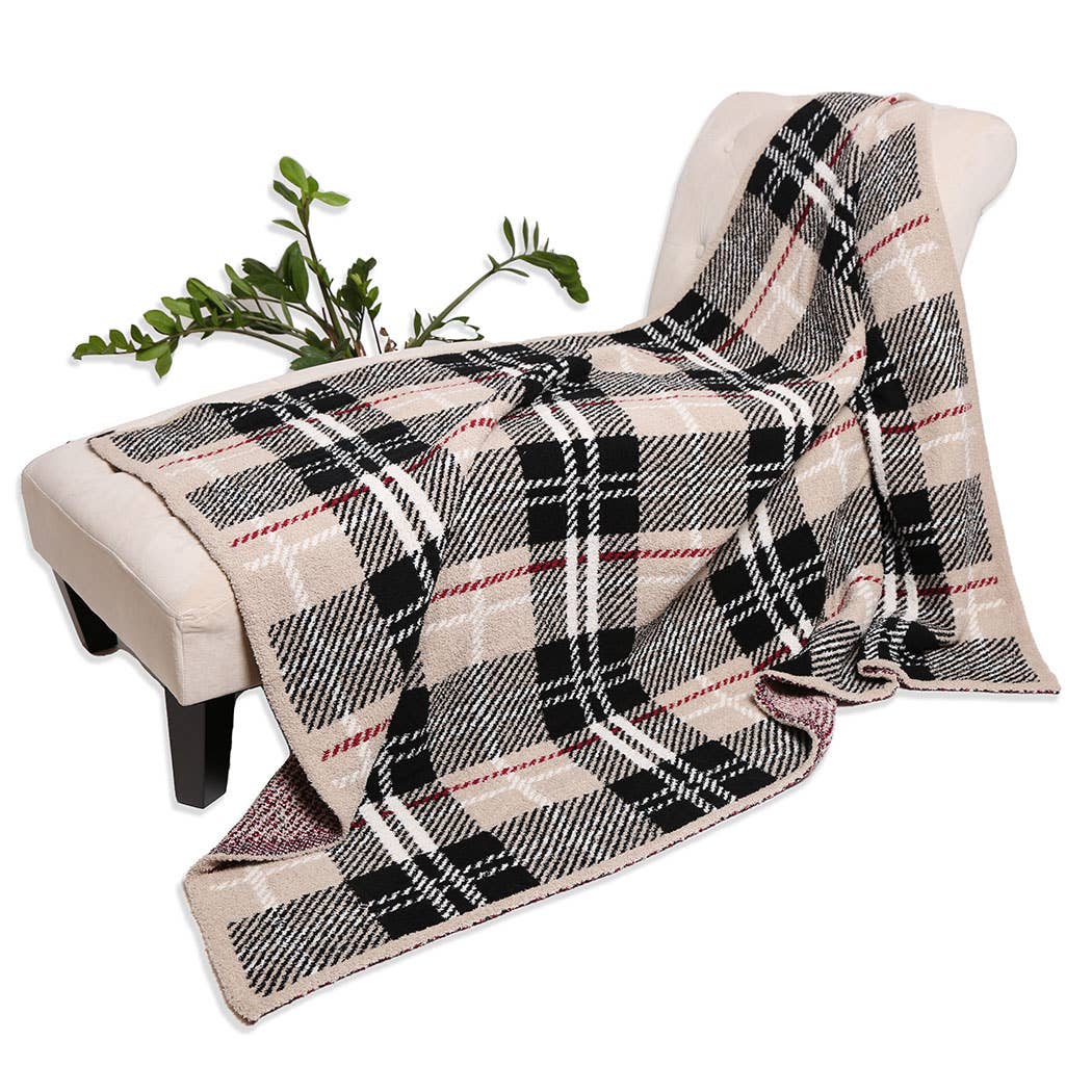 Tartan Plaid Pattern Luxury Soft Throw Blanket